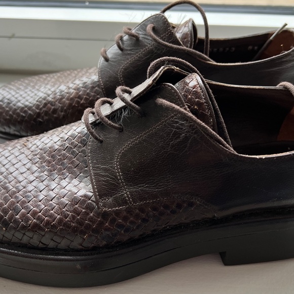 Stephane Kelian Brown leather shoes size 8 1/2 - Picture 3 of 3